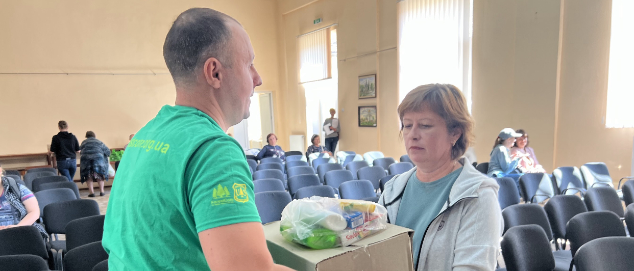 Internally displaced Ukrainians in the Shchyretskyi TC received humanitarian aid