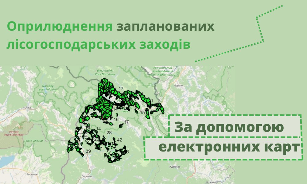 Online event "Displaying of planned forestry activities with on the electronic maps"