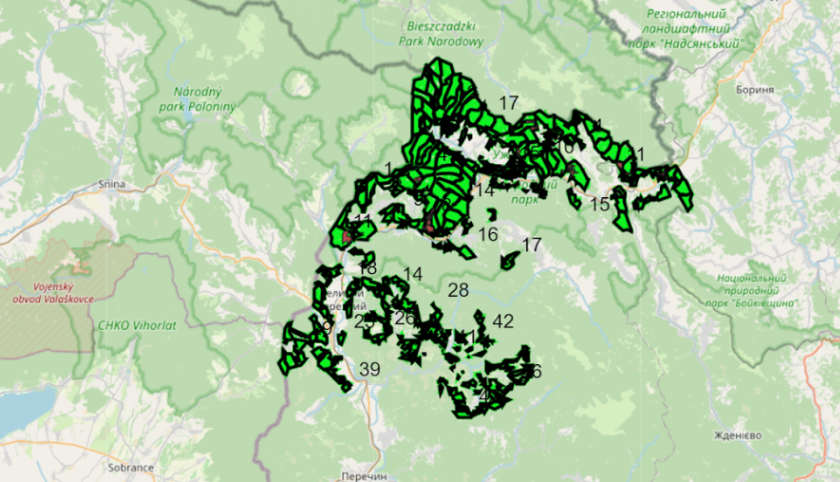 How to create a digital map for displaying planned forestry activities