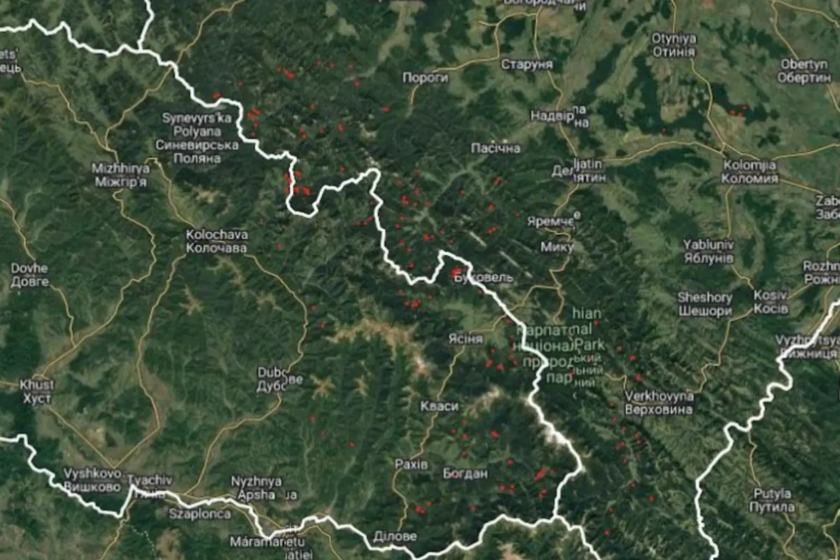 Satellite monitoring in October 2025
